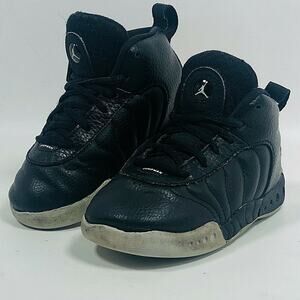 NIKE AIR JORDAN Toddler Jumpman Pro Basketball Shoes 909418-022 Black Size 8C